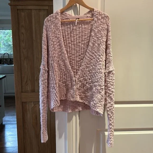 FREE PEOPLE fun times cardigan small - Picture 3 of 10